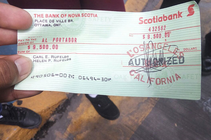 CHEQUE