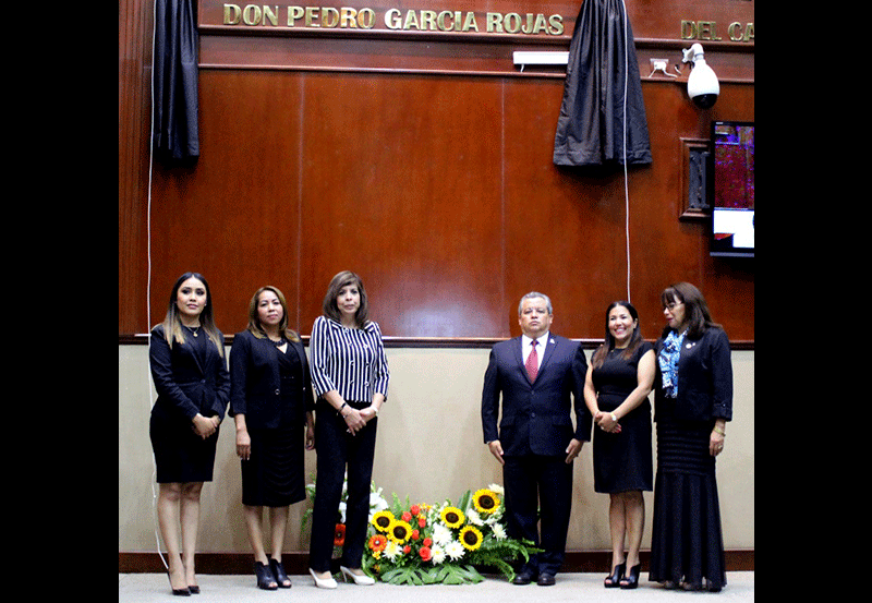 Develan Letras De Oro En Honor A Don Pedro Garc a Rojas En Palacio 