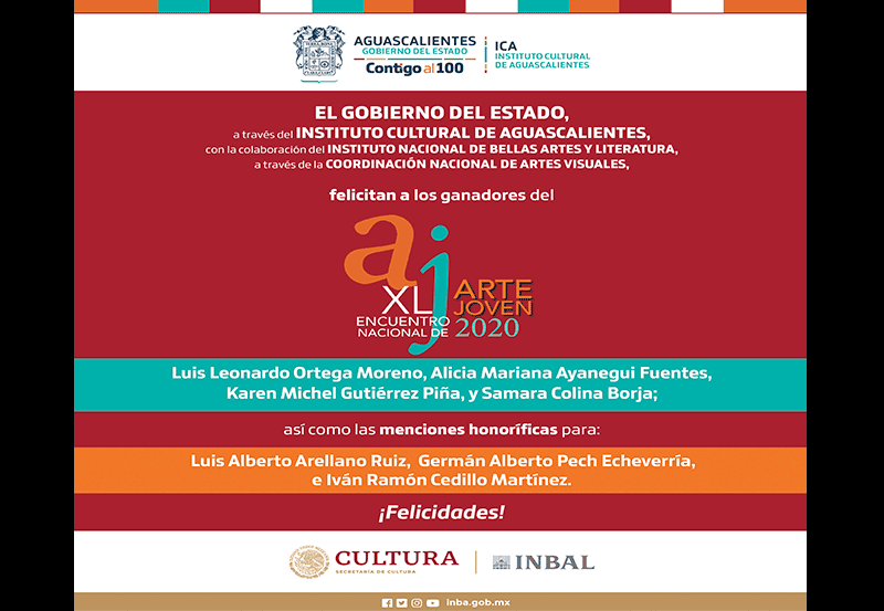 ICA y INBAL Anuncian Ganadores del XL Encuentro Nacional de Arte Joven ...
