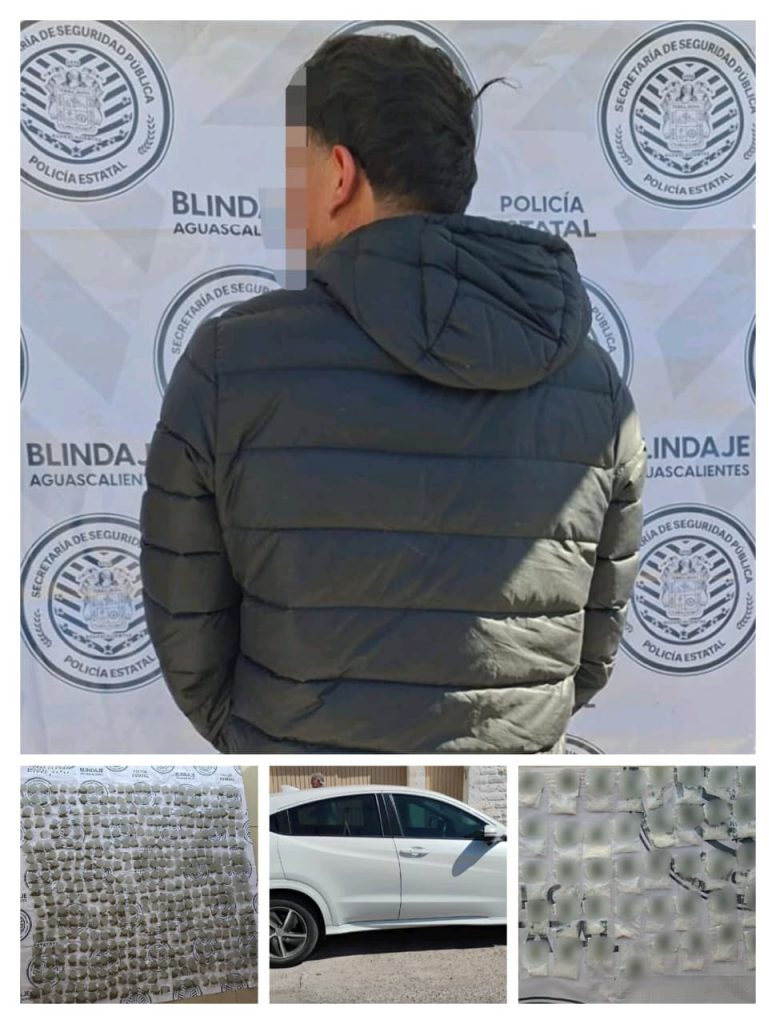 Kevin fue Detenido en VNSA con 400 Grapas de Mota y 50 de Piedra