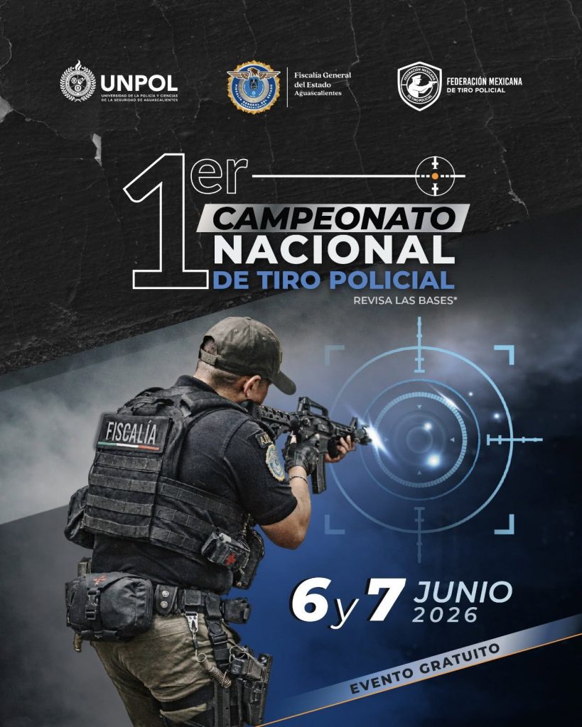 Aguascalientes Será Sede del Primer Campeonato Nacional de Tiro Policial
