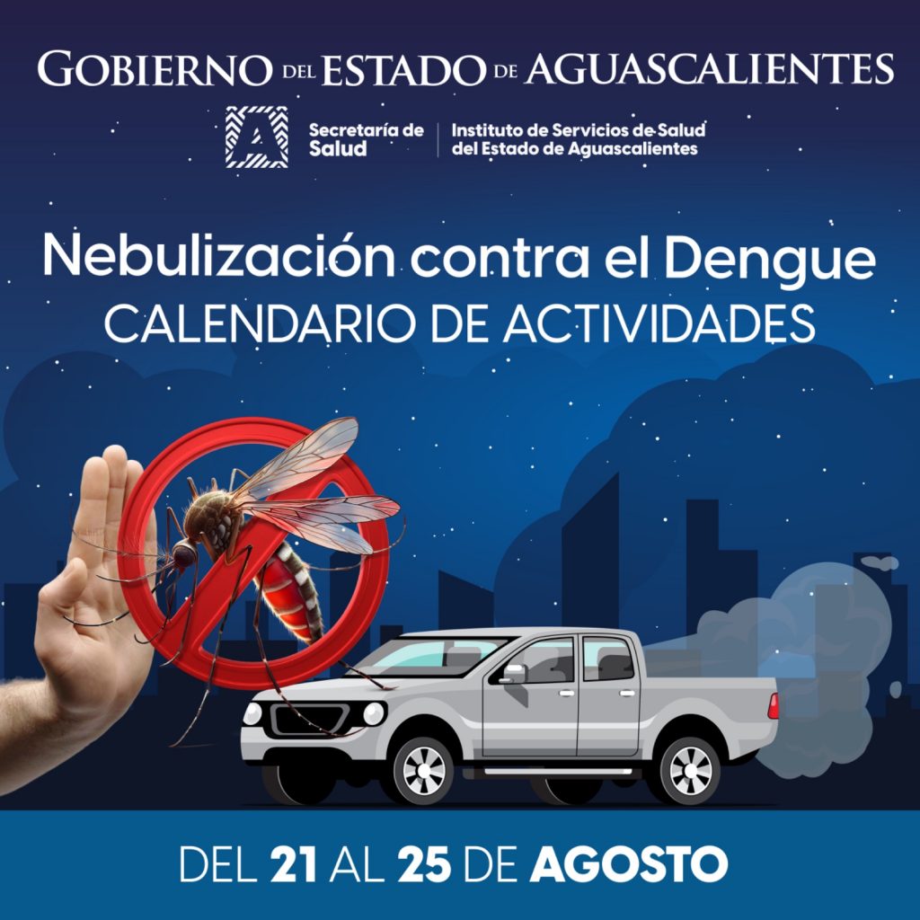 Continúan Acciones Para Reducir la Presencia del Mosquito del Dengue en Aguascalientes